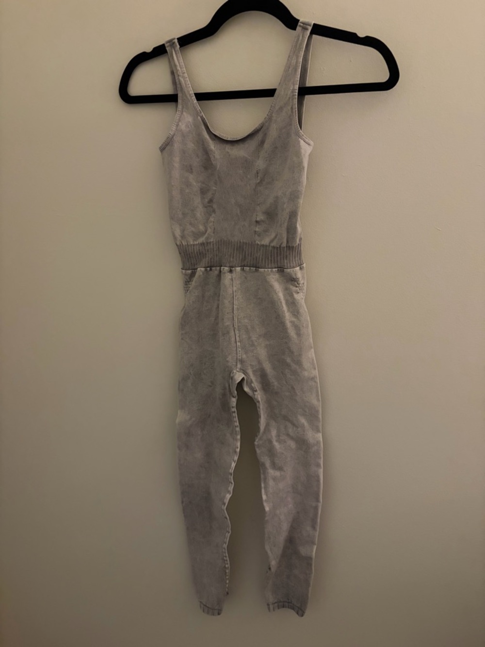 FP Movement by Free People Light Gray Tank Jumpsuit